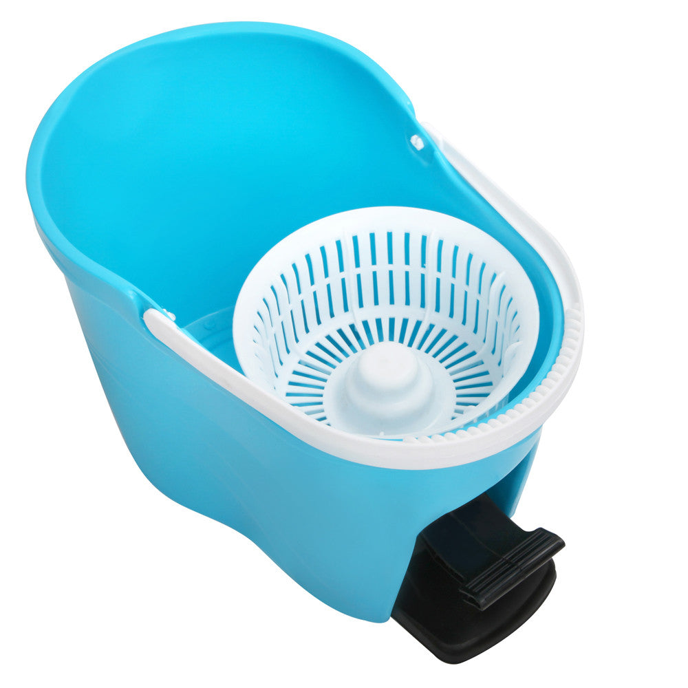 360 Degree Spinning Mop Spin Dry Bucket 8.5L Blue