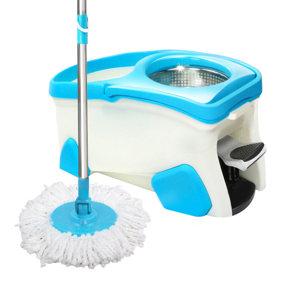 Spin Mop Set with 2 x Mop Heads