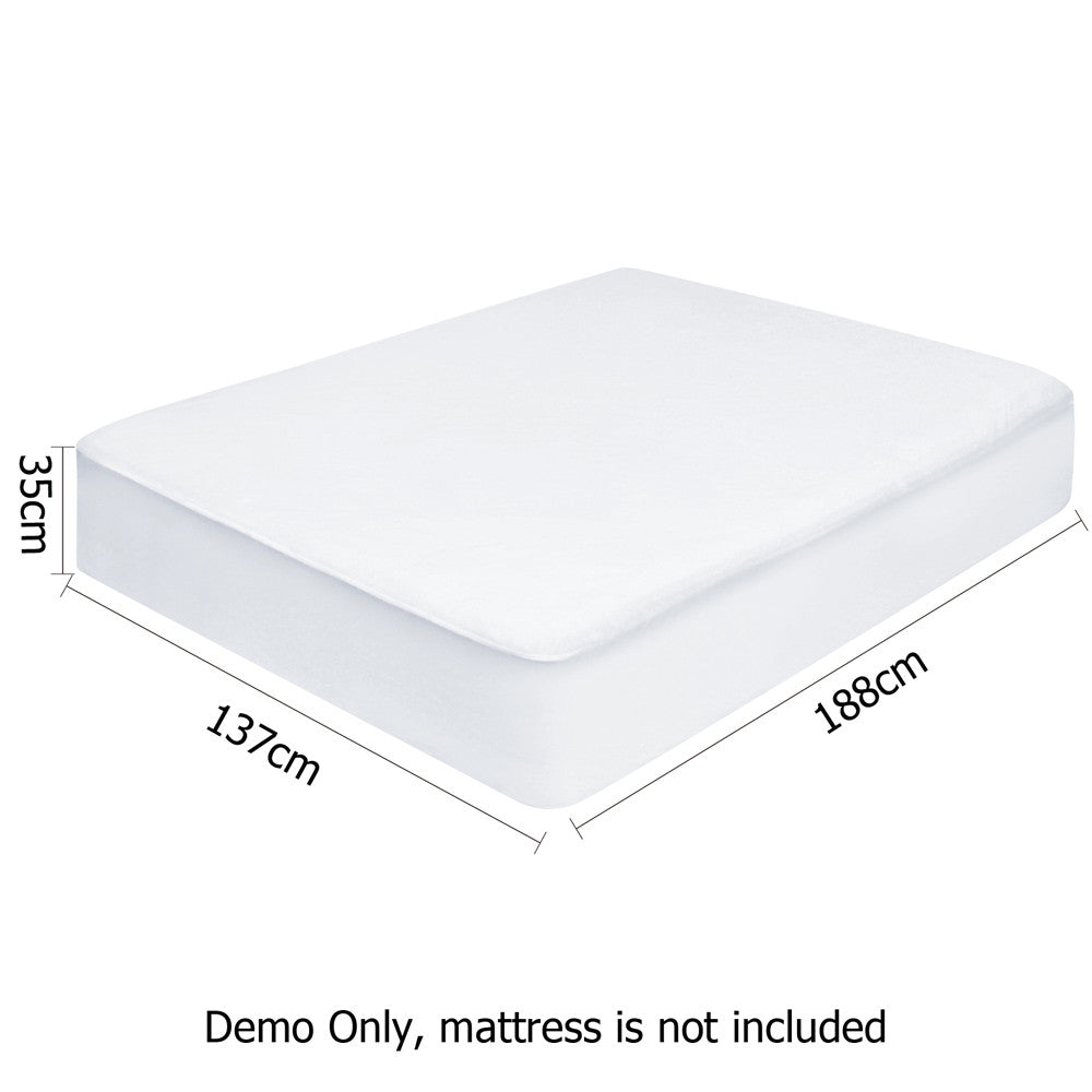 Waterproof Non-Woven Mattress Protector - Double