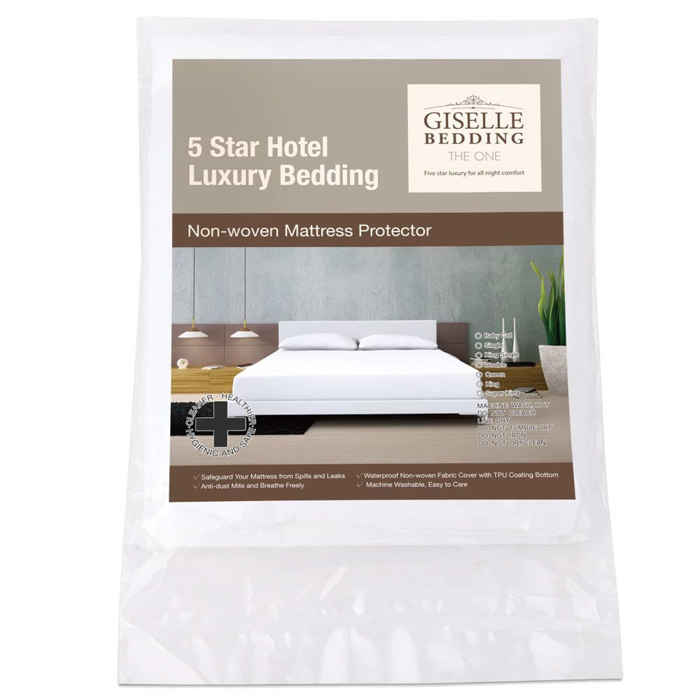 Waterproof Non-Woven Mattress Protector - King Single