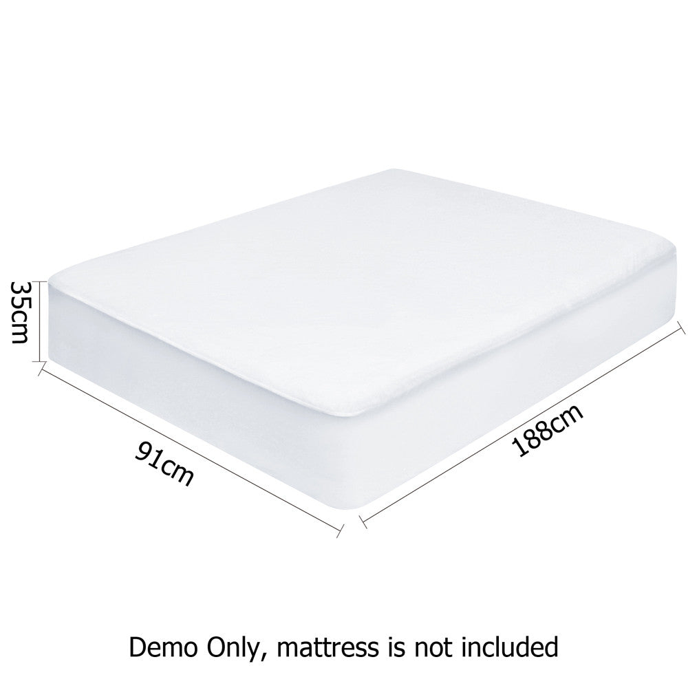 Waterproof Non-Woven Mattress Protector - Single