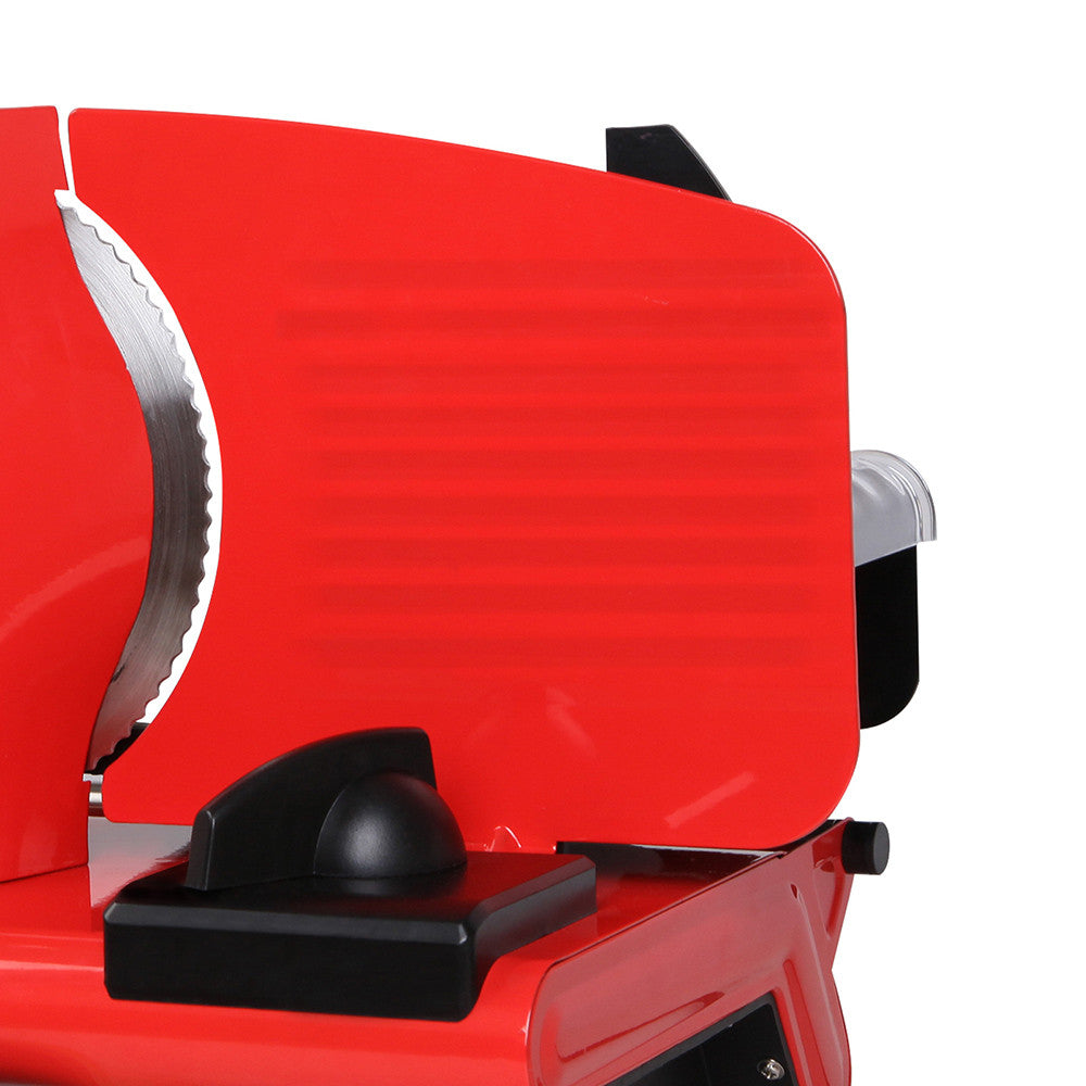 150W  Meat Slicer with Stainless Steel Blade - Red