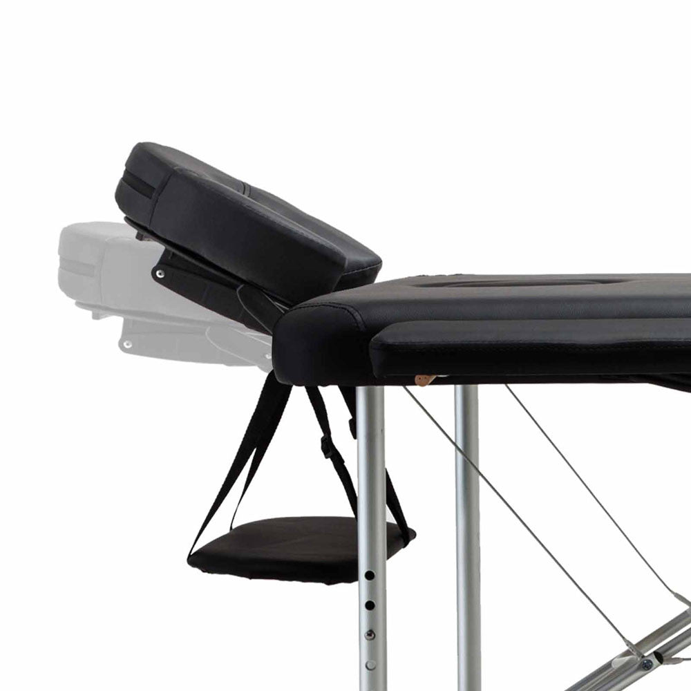 75cm Professional Aluminium Portable Massage Table - Black