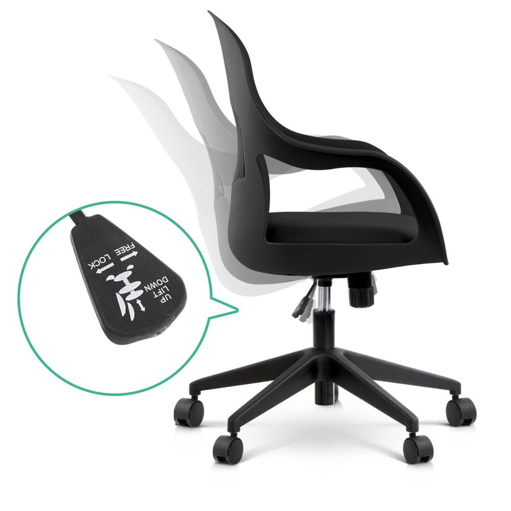 Modern Office Desk Chair  - Black