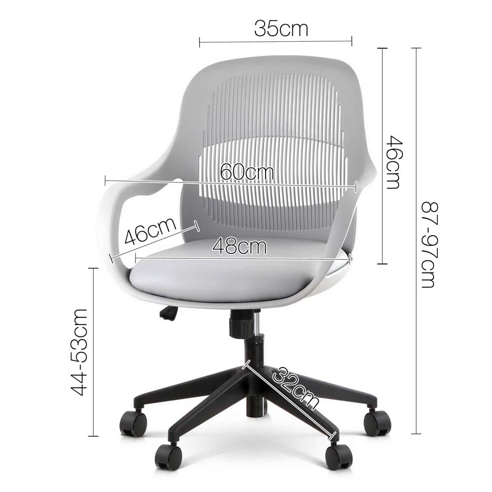 Modern Office Desk Chair  - Grey