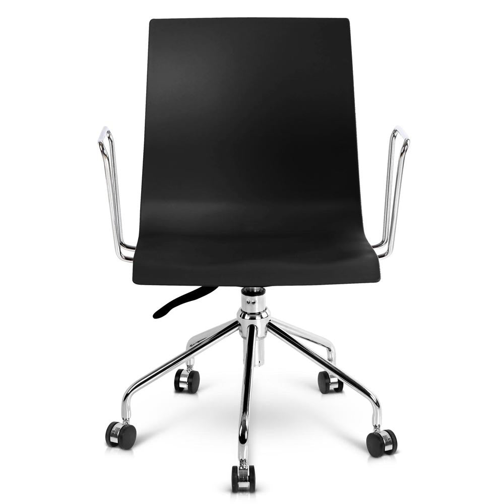 Modern Office Chair with Armrests Black