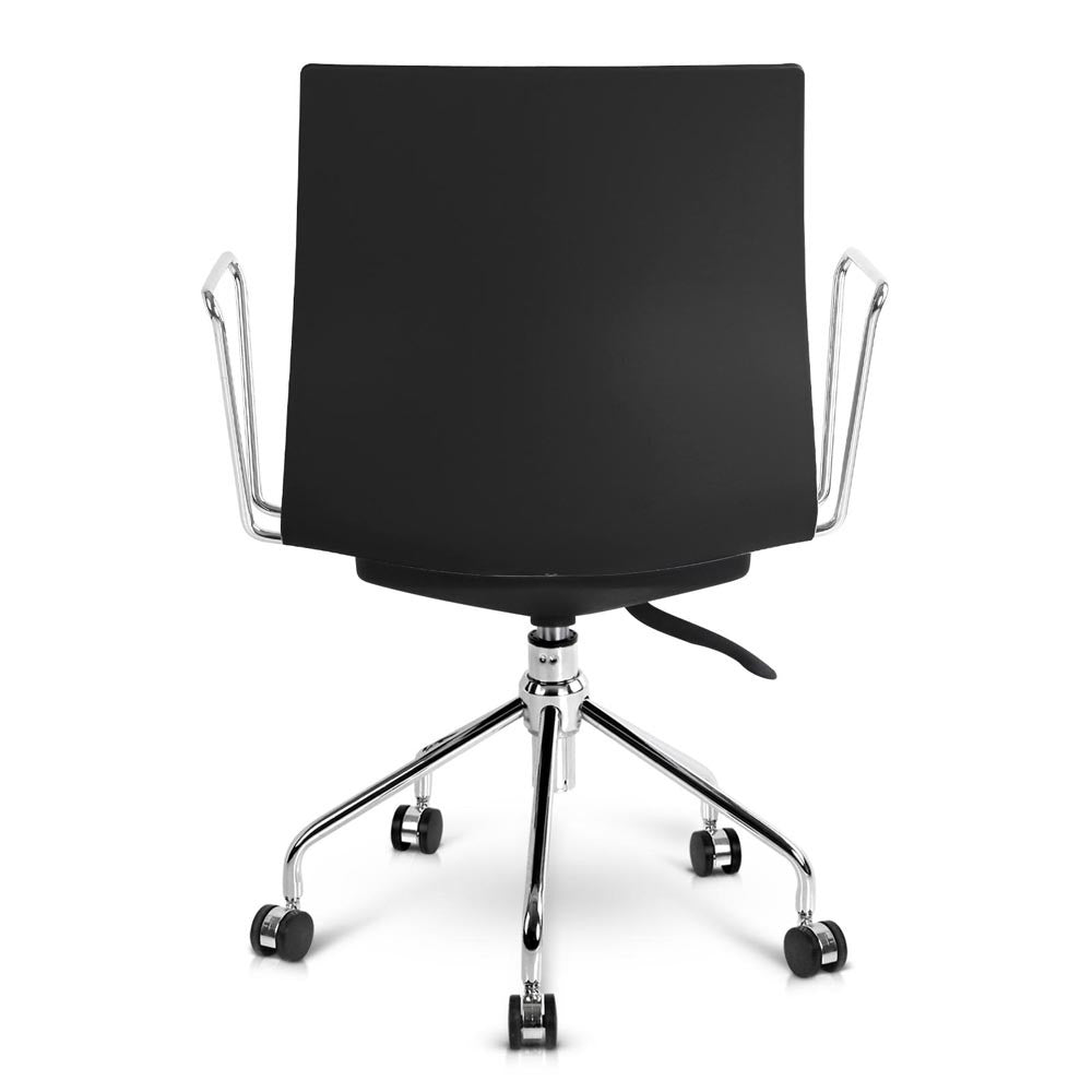 Modern Office Chair with Armrests Black