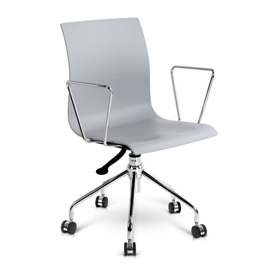 Modern Office Chair with Armrests Grey