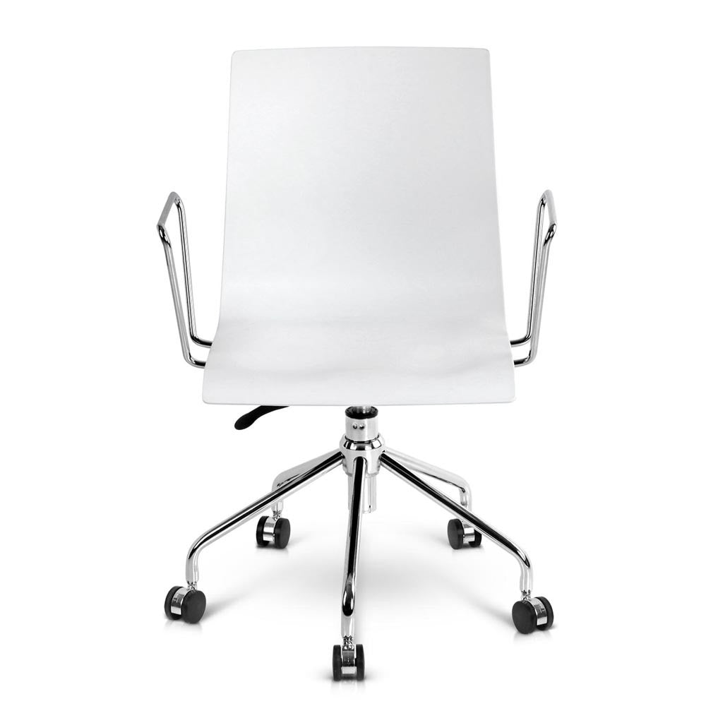 Modern Office Chair with Armrests White