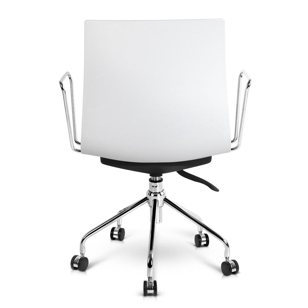 Modern Office Chair with Armrests White