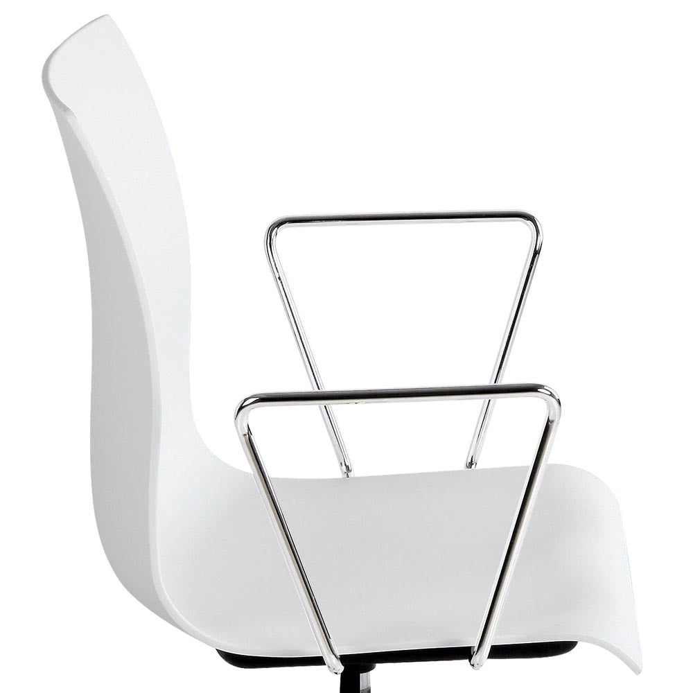 Modern Office Chair with Armrests White