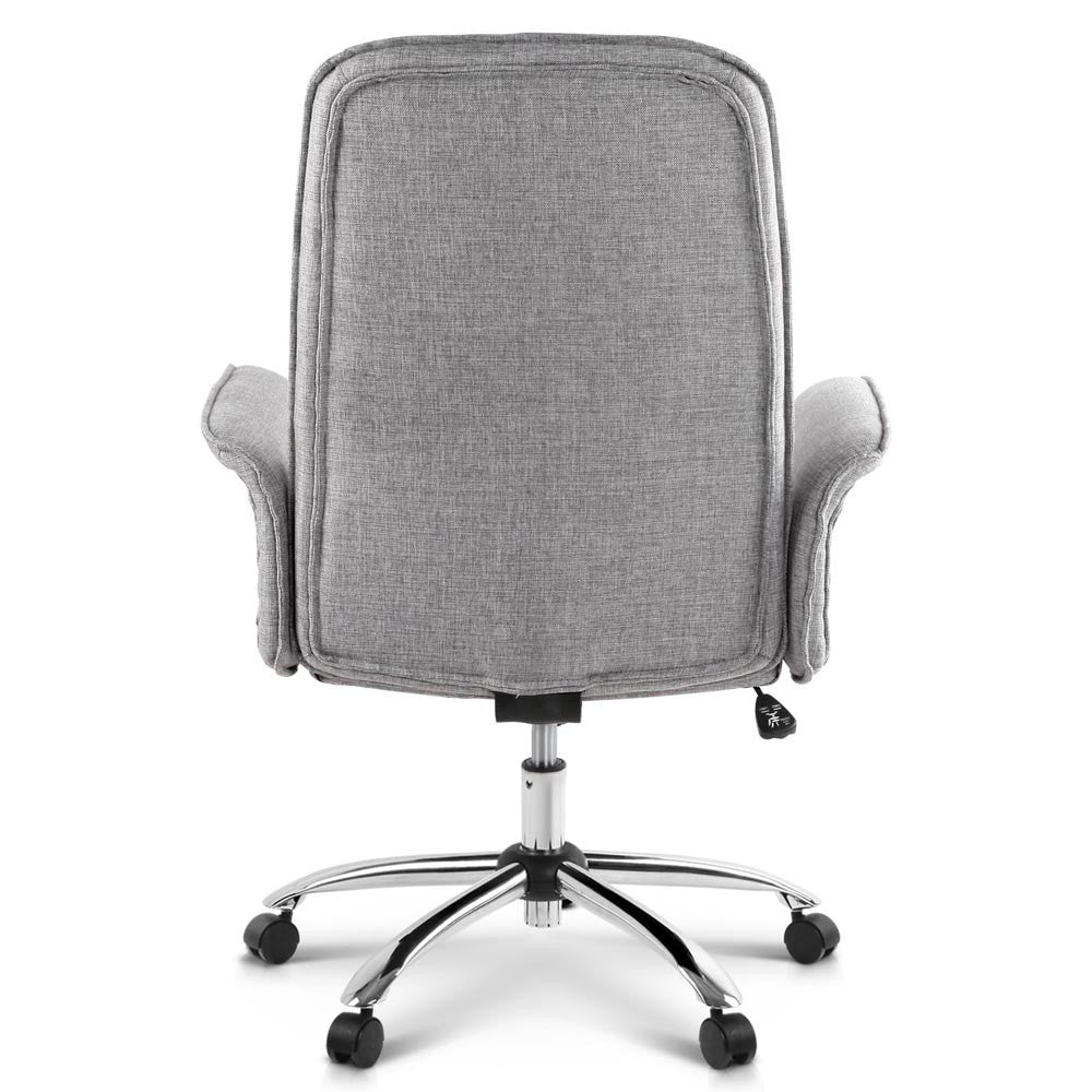 Modern Office Desk Executive Fabric Chair - Grey