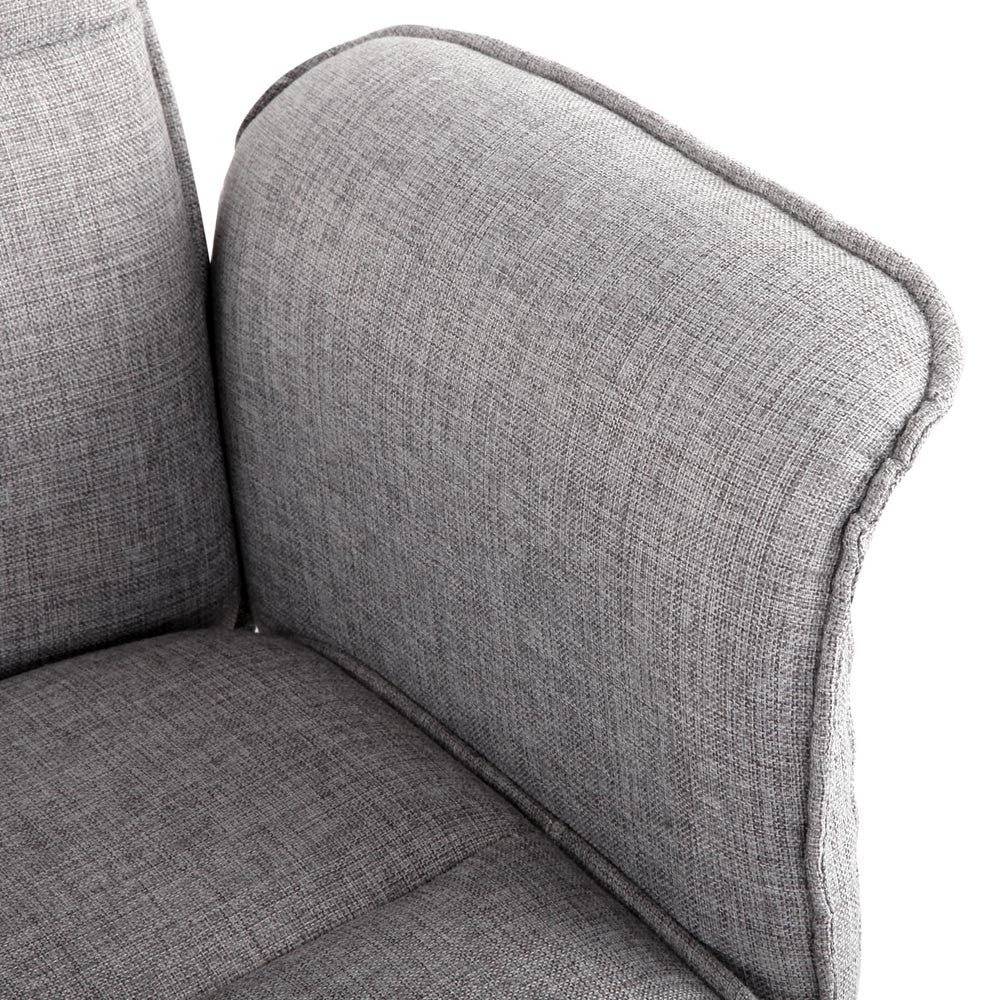 Modern Office Desk Executive Fabric Chair - Grey