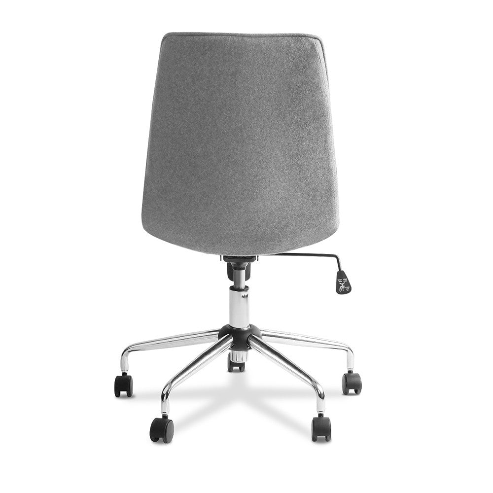 Modern Office Desk Fabric Chair – Grey