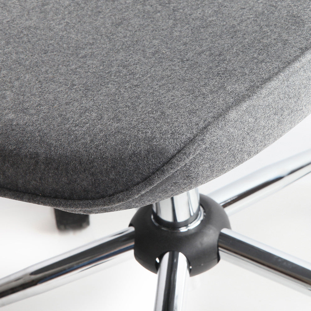 Modern Office Desk Fabric Chair – Grey