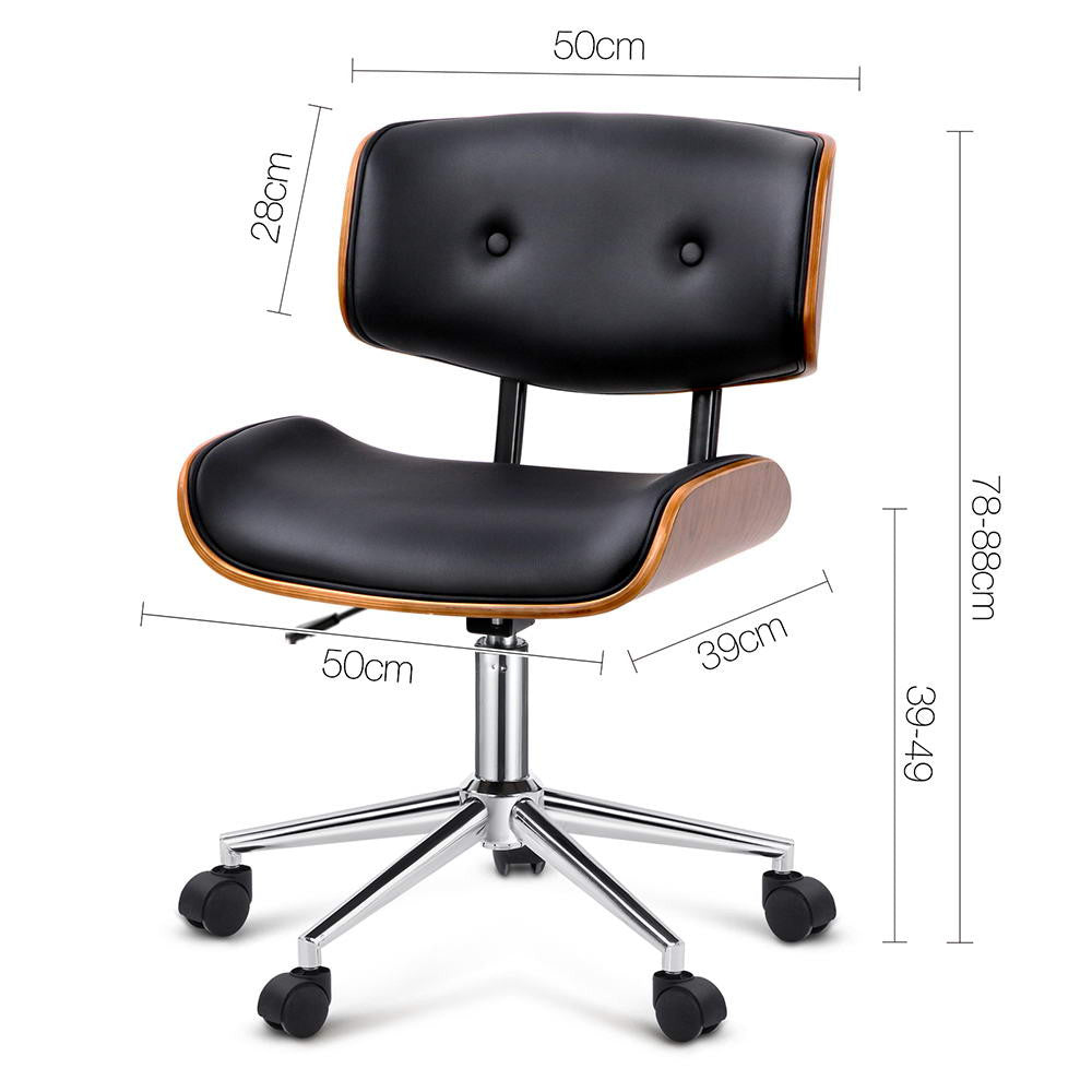 Executive Walnut Office Chair