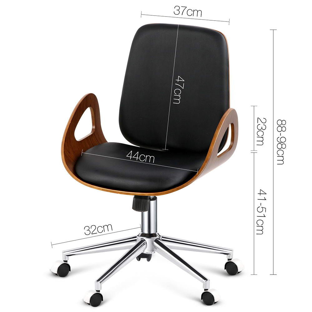 Executive Walnut Office Chair