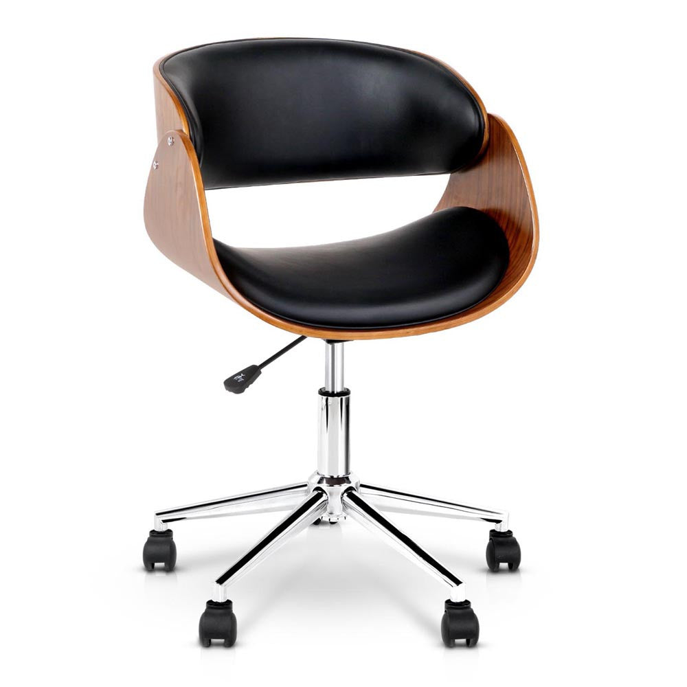 PU Leather Curved Office Chair