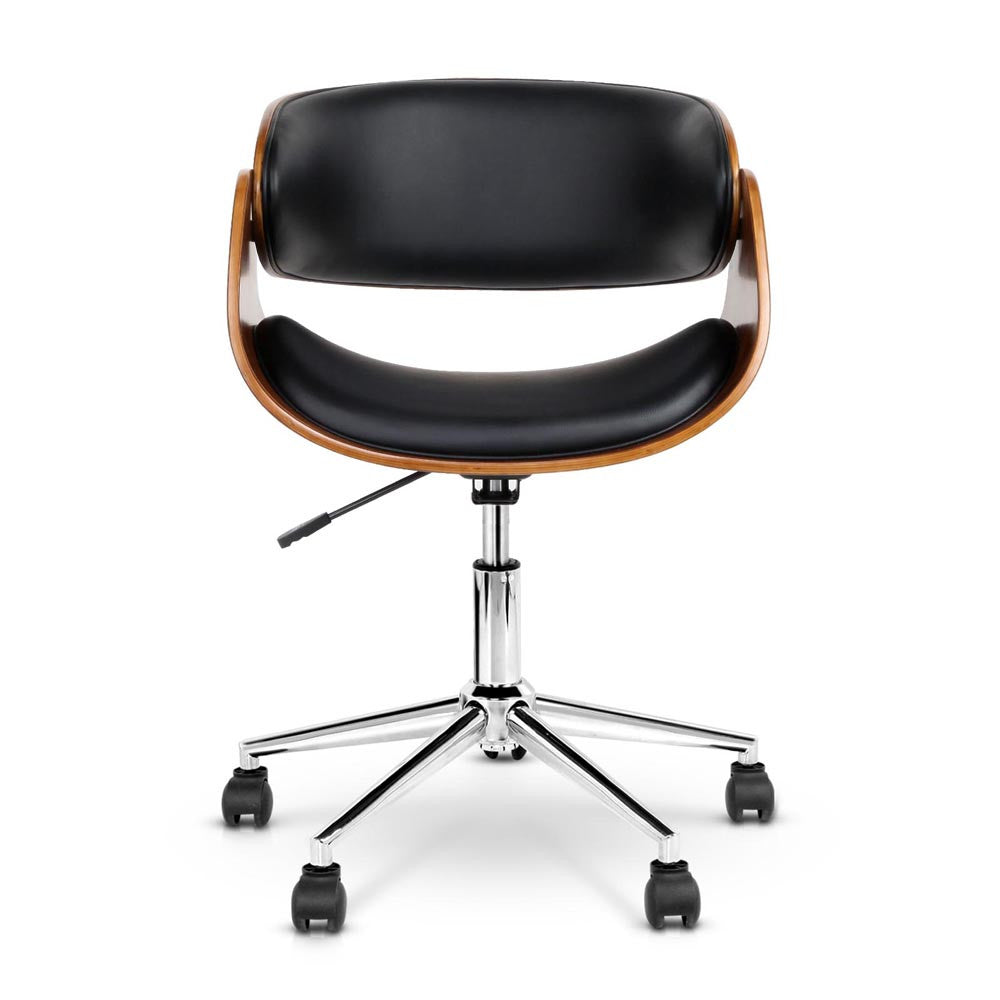 PU Leather Curved Office Chair