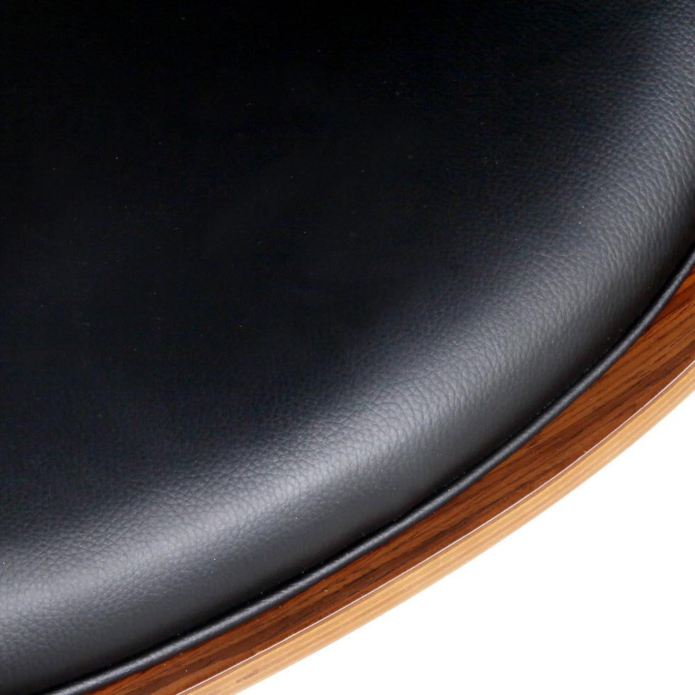 PU Leather Curved Office Chair