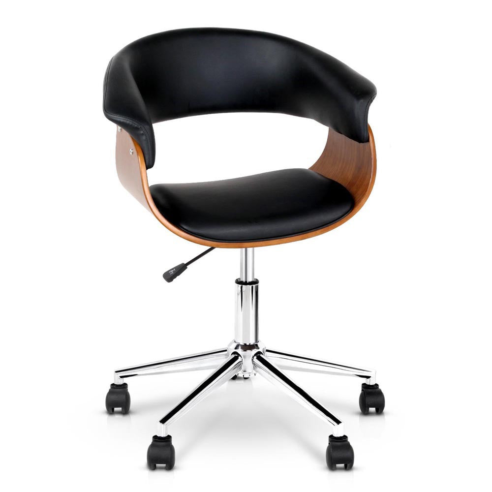 PU Leather Curved Office Chair