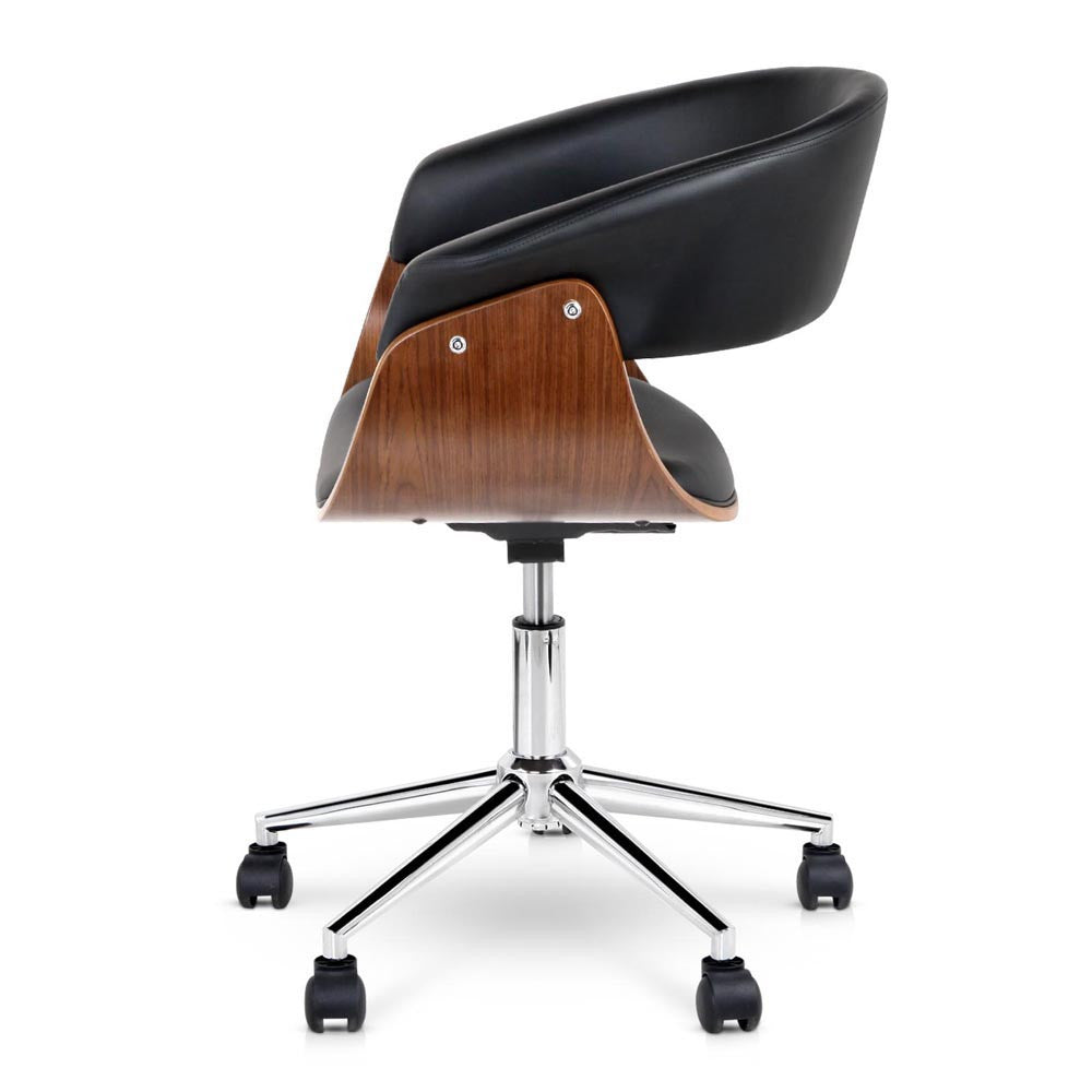 PU Leather Curved Office Chair