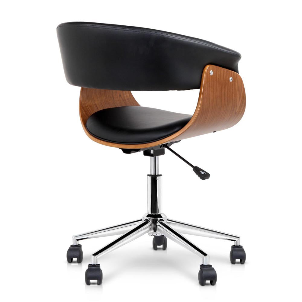 PU Leather Curved Office Chair