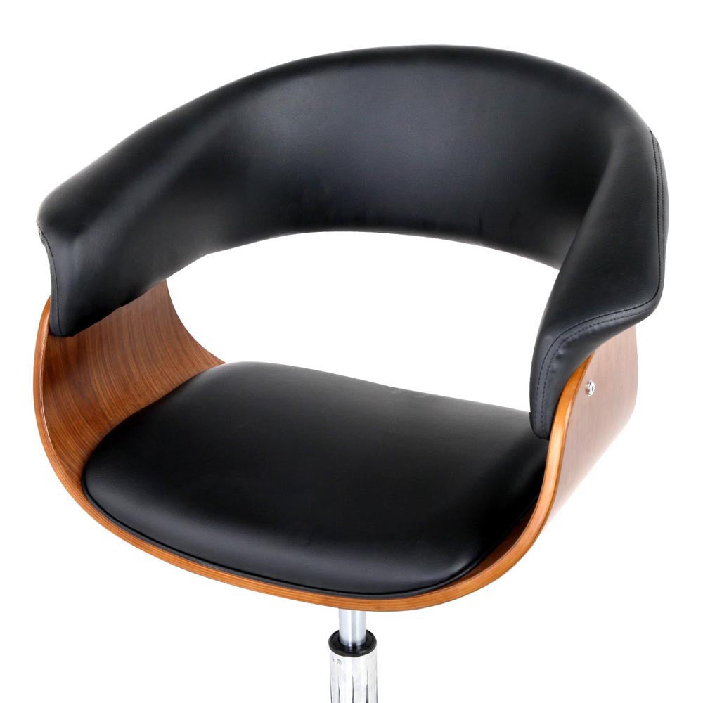 PU Leather Curved Office Chair