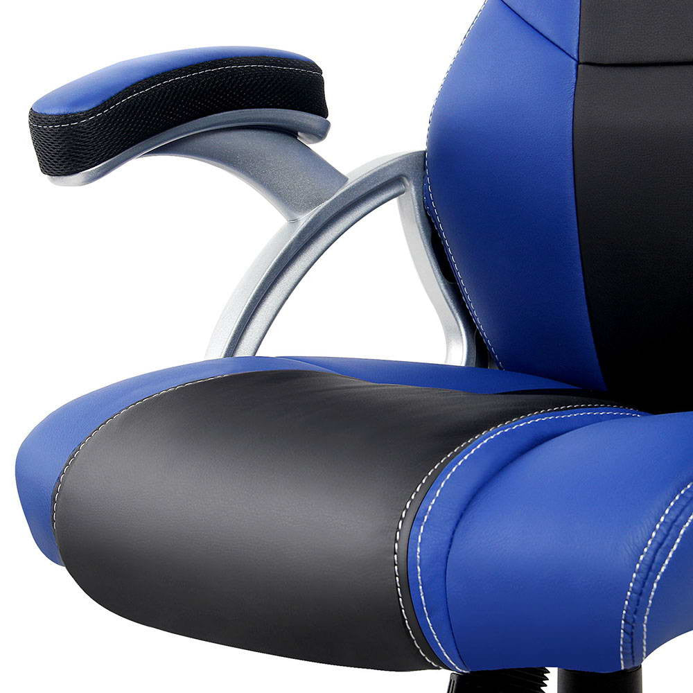 Racing Office Chair Black Blue