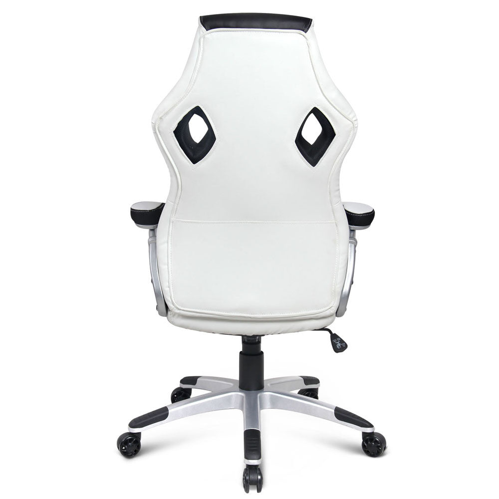 Racing Office Chair Black White