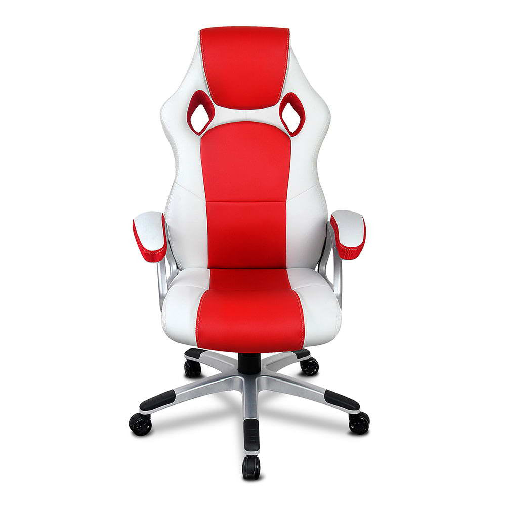 Racing Office Chair White Red