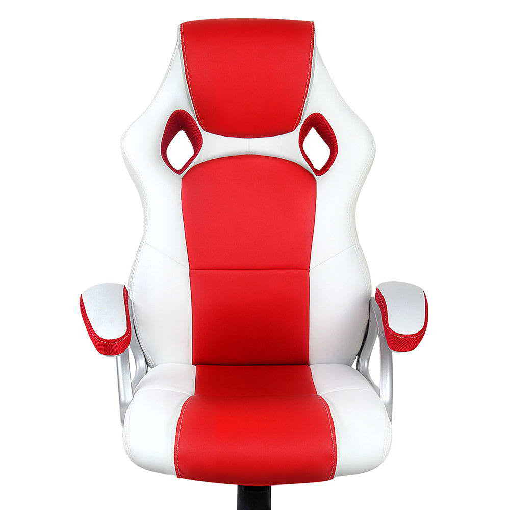 Racing Office Chair White Red