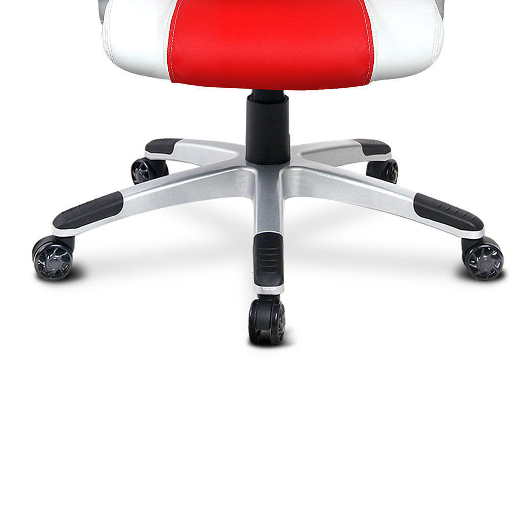 Racing Office Chair White Red