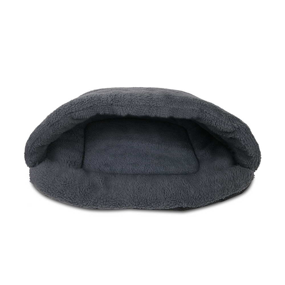 Cave Style Pet Bed Grey - Large