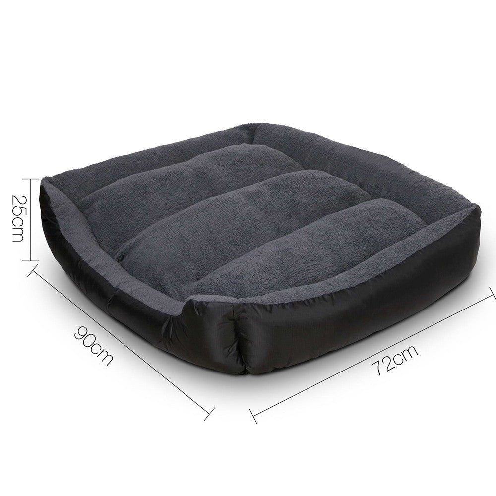 Waterproof Fleece Lined Dog Bed - Large