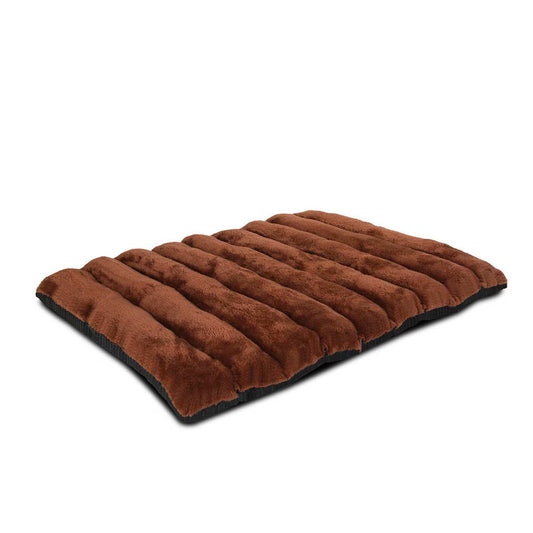 Roll-Up Portable Pet Travel Bed – Brown