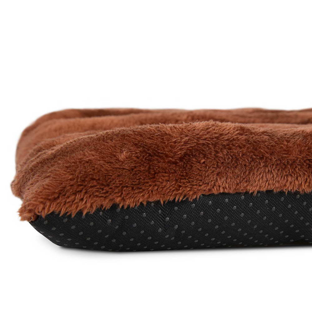 Roll-Up Portable Pet Travel Bed – Brown