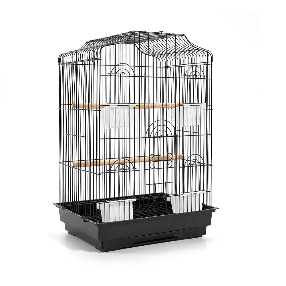 Pet Bird Cage Black Medium - 68CM