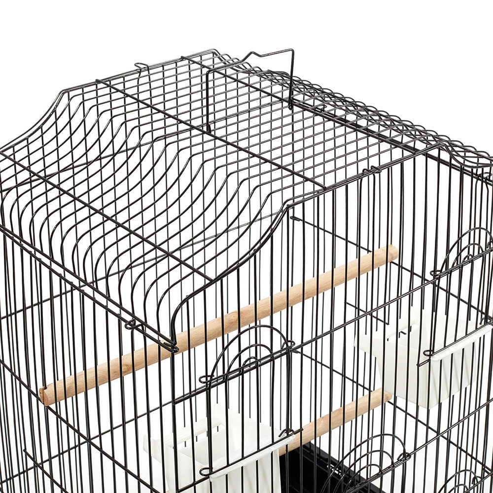 Pet Bird Cage Black Medium - 68CM