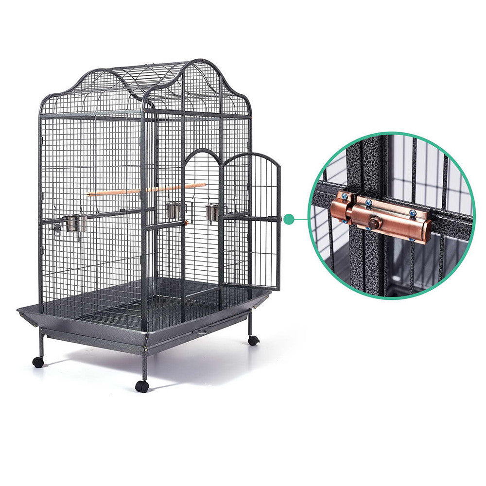 Large Bird Parrot Cage with Wheels