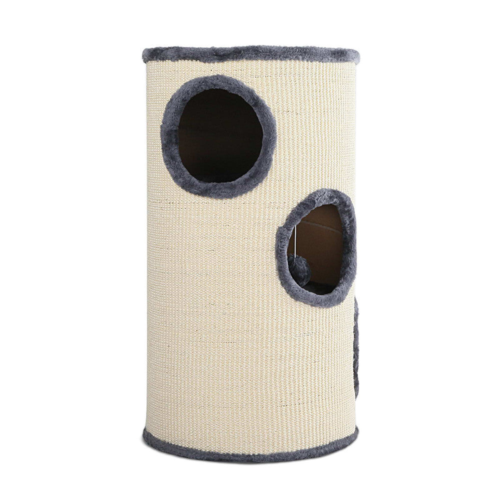 Soft Plush Cat Scratcher Condo - 3 Level – 70CM