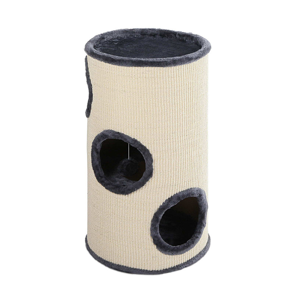 Soft Plush Cat Scratcher Condo - 3 Level – 70CM