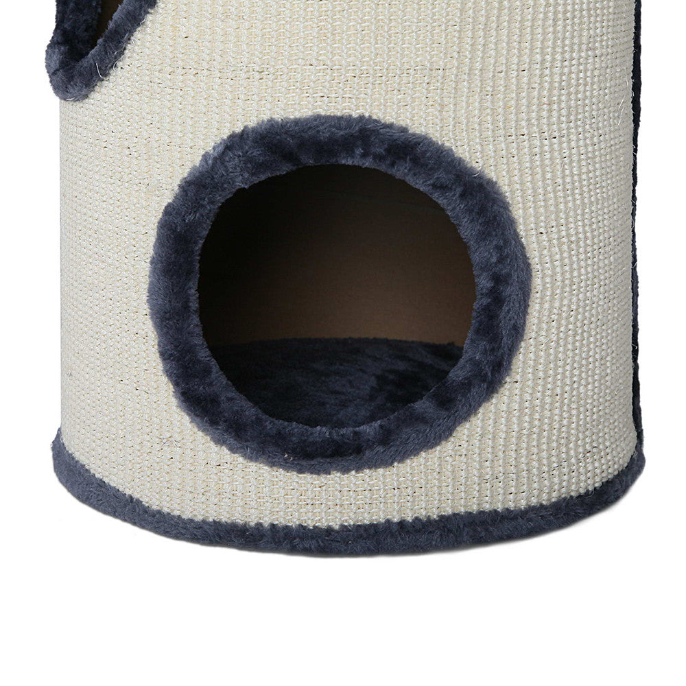 Soft Plush Cat Scratcher Condo - 3 Level – 70CM