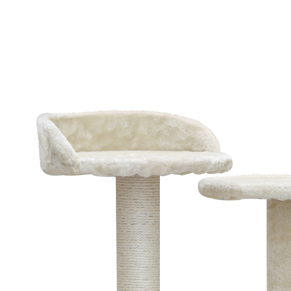 Cat Scratching Post  Tree House Condo 134cm Beige