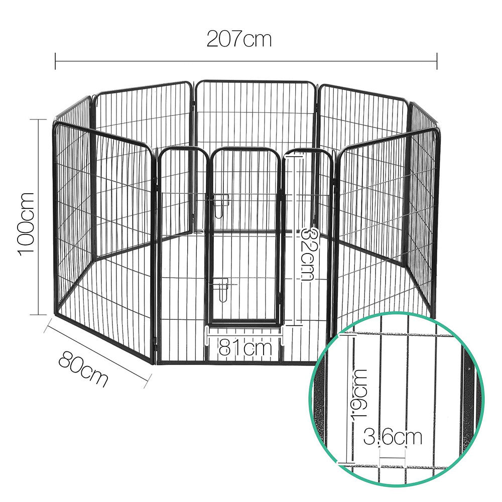 8 Panels Multi-layout Pet Play Pen