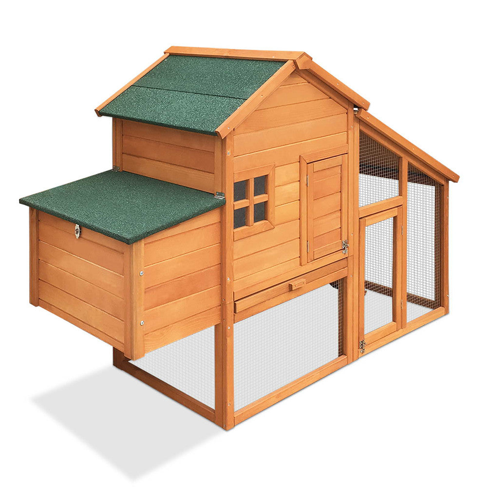 Wooden Pet Hutch with Nesting Box