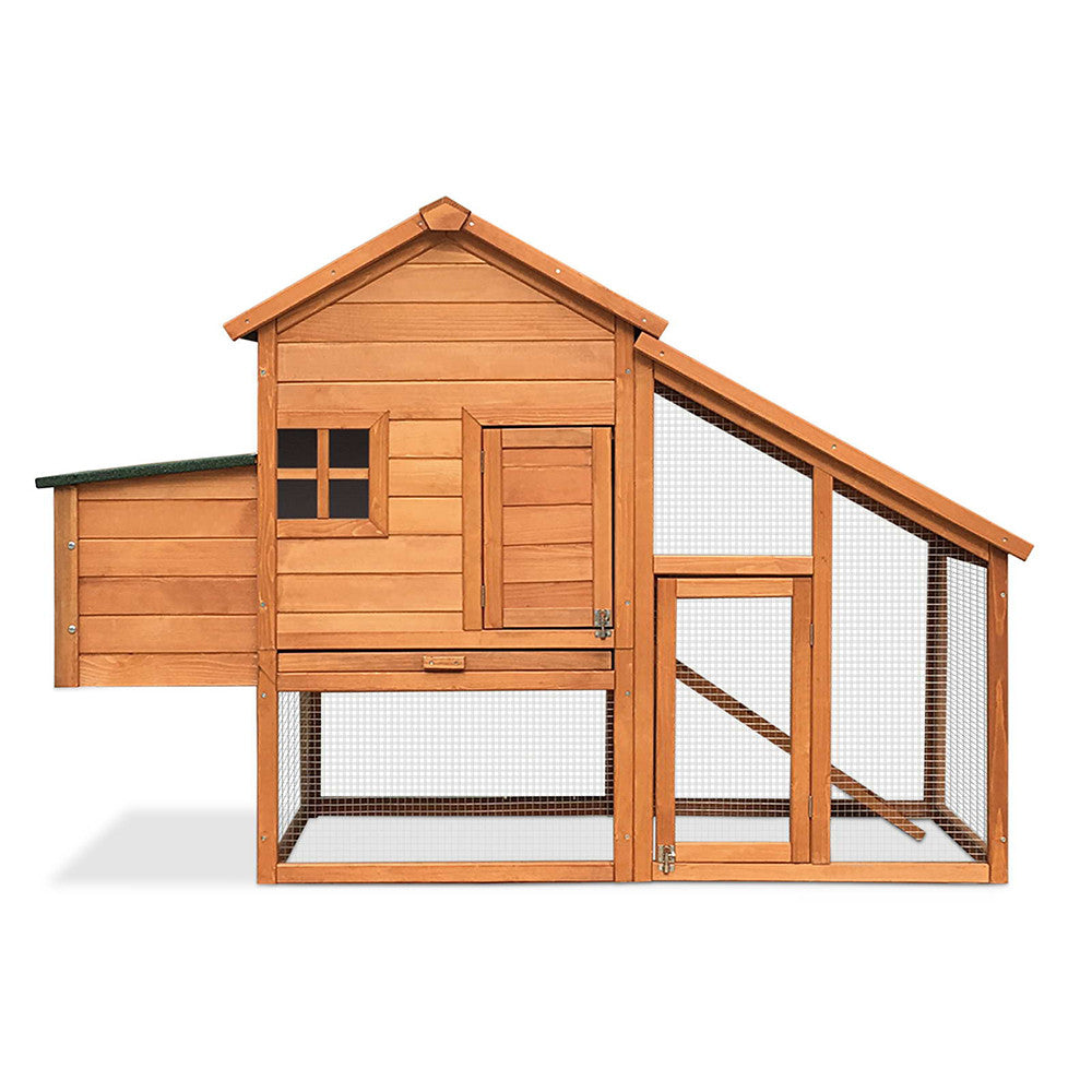 Wooden Pet Hutch with Nesting Box