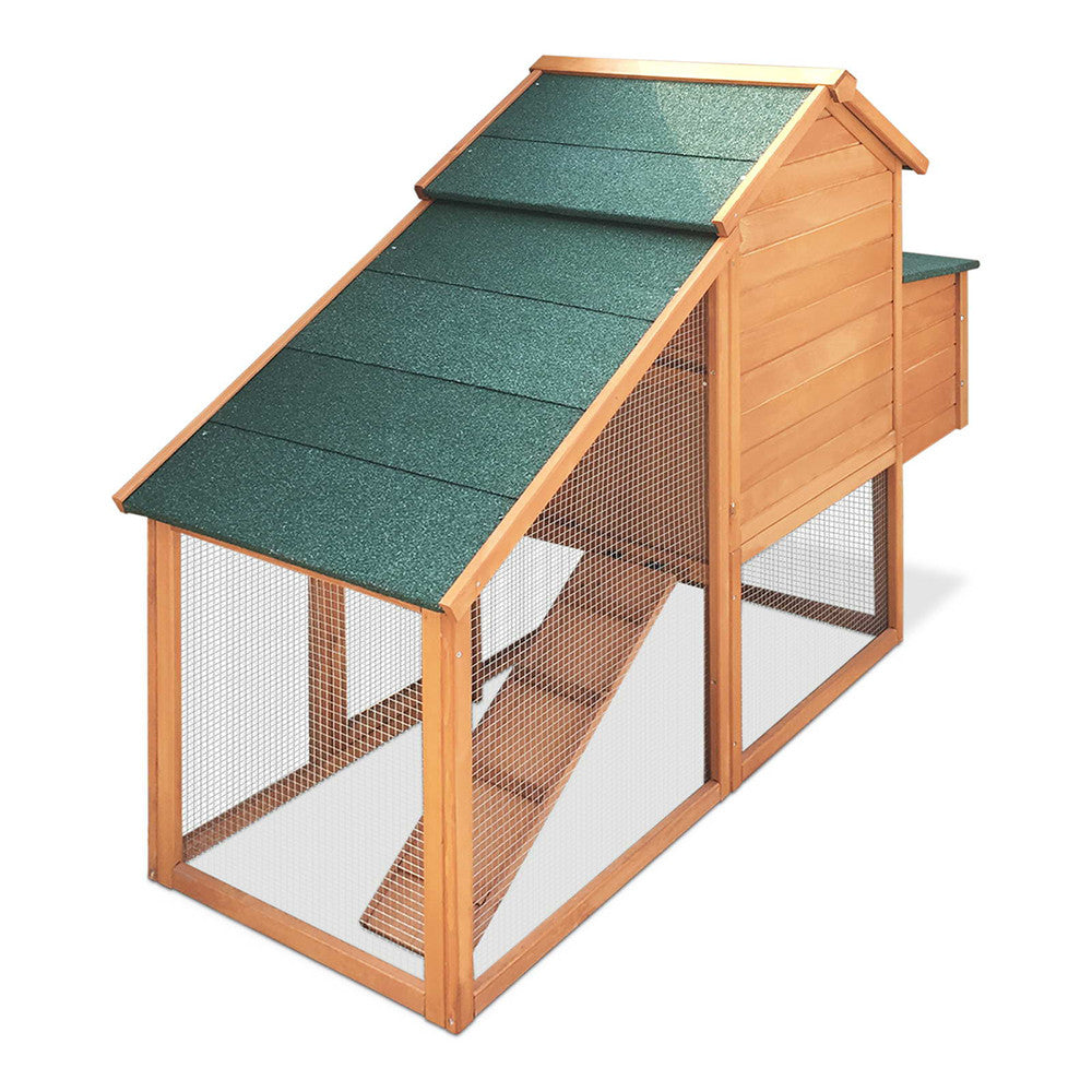 Wooden Pet Hutch with Nesting Box