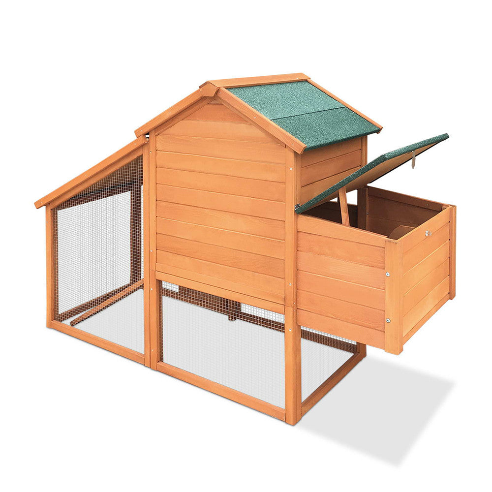 Wooden Pet Hutch with Nesting Box