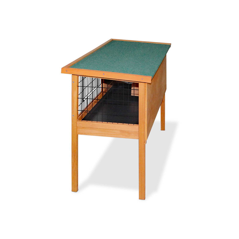 Rabbit Hutch with Hinged Lid